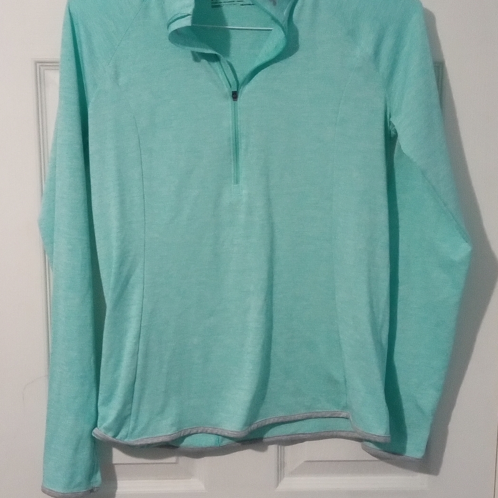 Under Armour Threadbourne Run Women's Long Sleeve Top - Light Blue